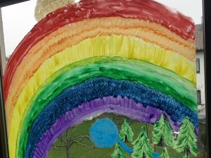 Regenbogen gemalt von Mischa, 10 Jahre