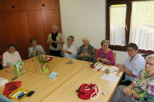 die Handarbeitsgruppe im Haus der Begegnung (Foto: September 2019)