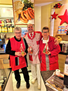 der Nikolaus bei der Bäckerei Diefenbach und Metzgerei Blum