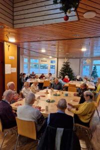 gemeinsam wurden Lieder gesungen