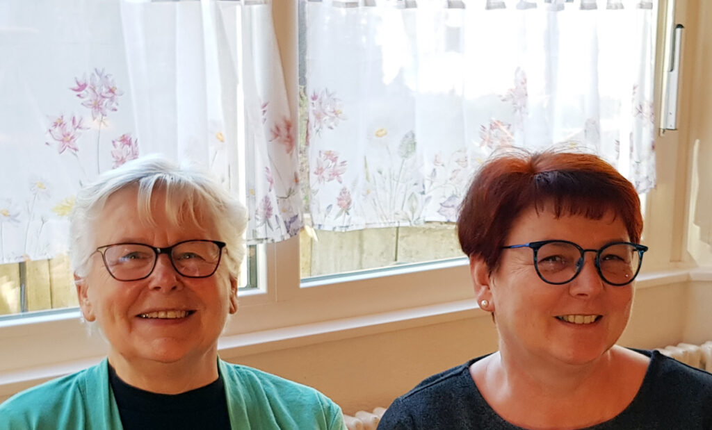Uschi Wilk (links) und Jutta Klügling (rechts)